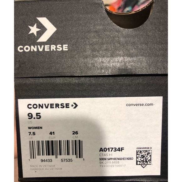 Converse Chuck Taylor special edition Women's History Month washed canvas Hi Top - Picture 8 of 9